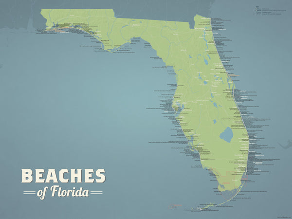 Explore the Map of Florida with Beautiful Beaches: Your Ultimate Guide