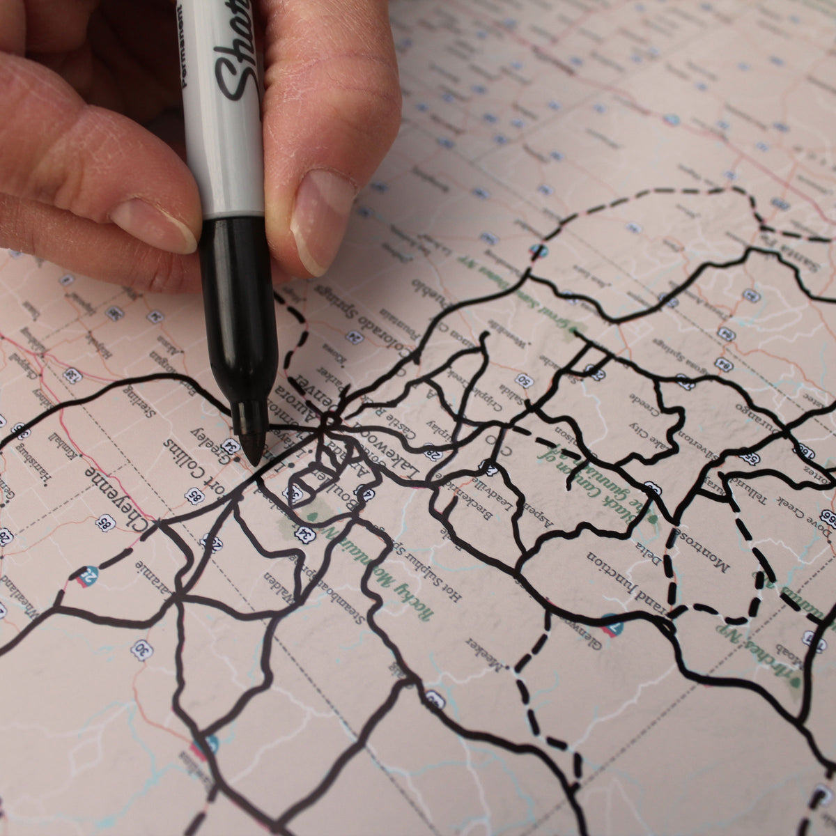USA Road Trip & Travel Map Posters for Adventurers | Best Maps Ever ...