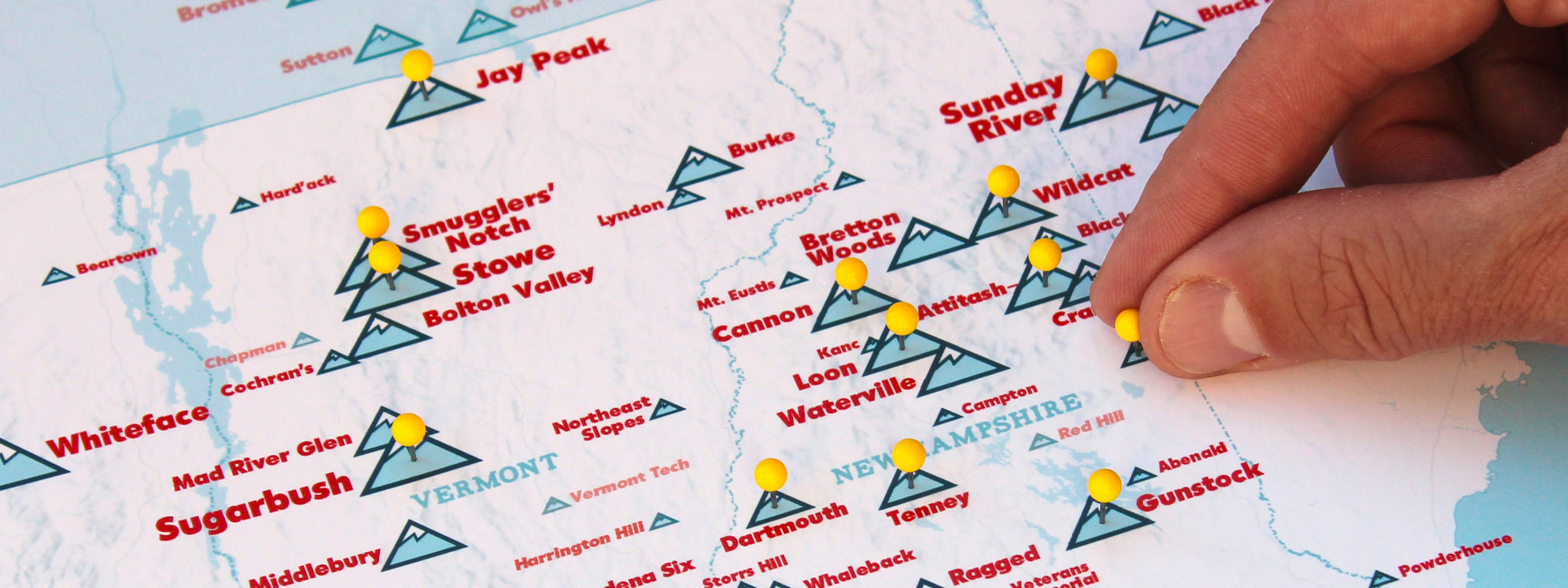 Best Maps Ever | Simple, colorful checklist maps.