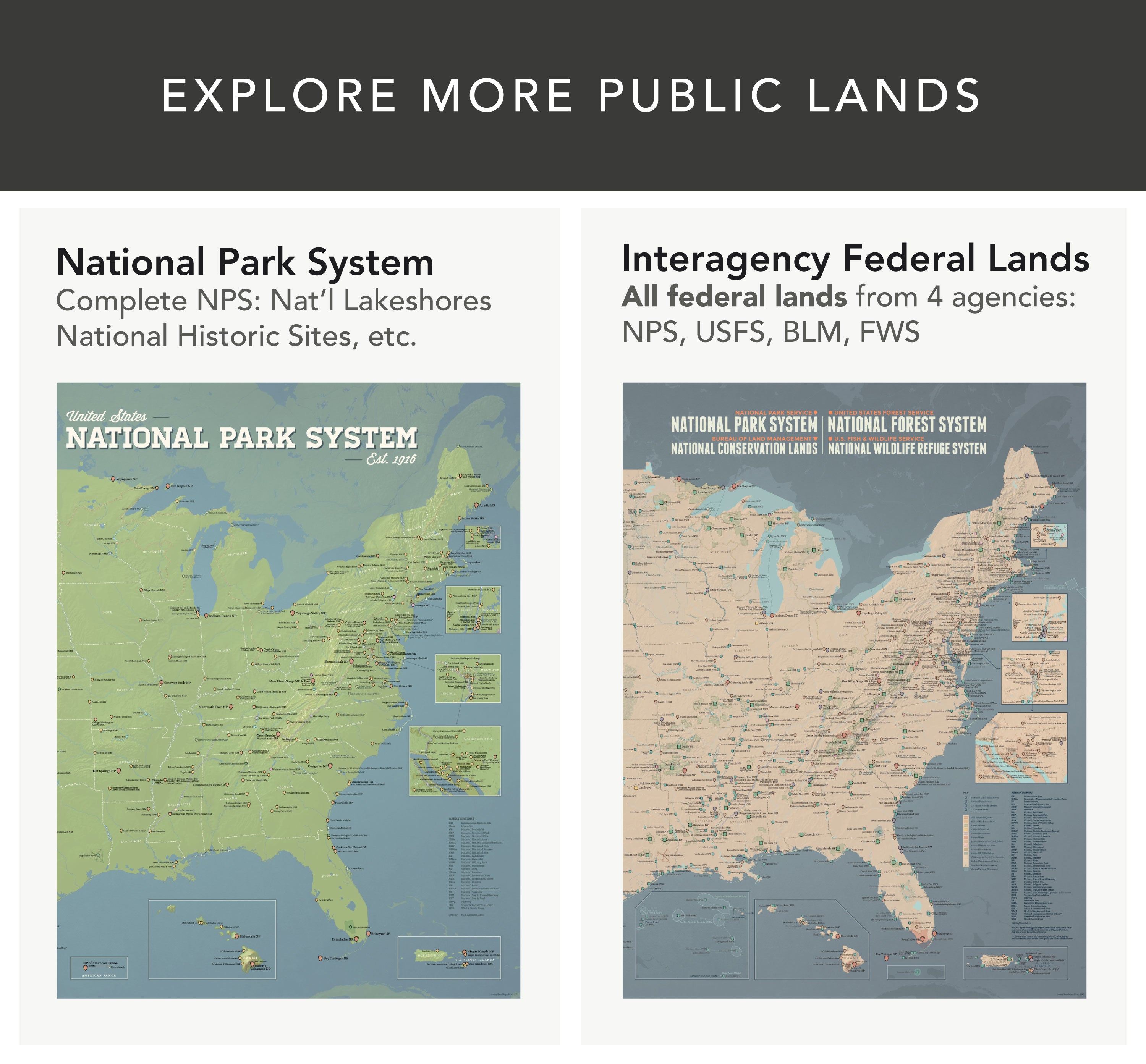 米国 国立公園 地図 3点セット National Parks Map National Park Map for Nursery, Map with Animals of 63 National