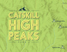 Catskill High Peaks map poster - Bright Green