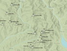 Catskill High Peaks map poster - Sage