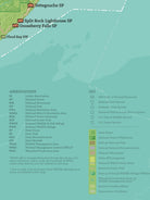 Minnesota State Parks, Federal Land, Public Land Map Poster - green & aqua