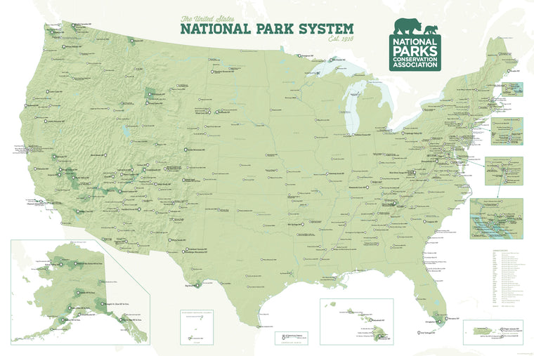 Nps Map Examples National Parks - Best Maps Ever